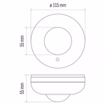 EMOS Mozgásérzékelő (PIR) IP20 6m 360° thumbnail 6