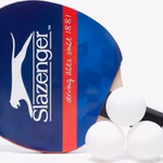 SLAZENGER pingpong ütő szett. 1 db fa ütő, 3 labda + hordozó táska thumbnail 6