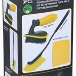 DUNLOP Kerékpár tisztító kefe és törlőrongy szett 3 részes  thumbnail 1