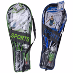 Tollaslabda készlet gyors játékhoz - 2 db ütővel és 5 db tollaslabdával, 2 színben thumbnail 2