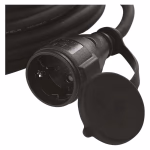 EMOS lengőkábel 10 m / 1 aljzat / IP44 / fekete / gumi-neoprén / 250 V / 1,5 mm2 thumbnail 4