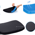 VIVAMORE Légáteresztő, zselés ülőpárna, levehető huzattal. 4,5x33x28,5cm thumbnail 4