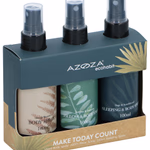 Relax spray szett (100ml narancsvirág testpermet, 100ml jázmin&levendula párna illatosító, 100ml zsálya&szantálfa nyugtató illat)