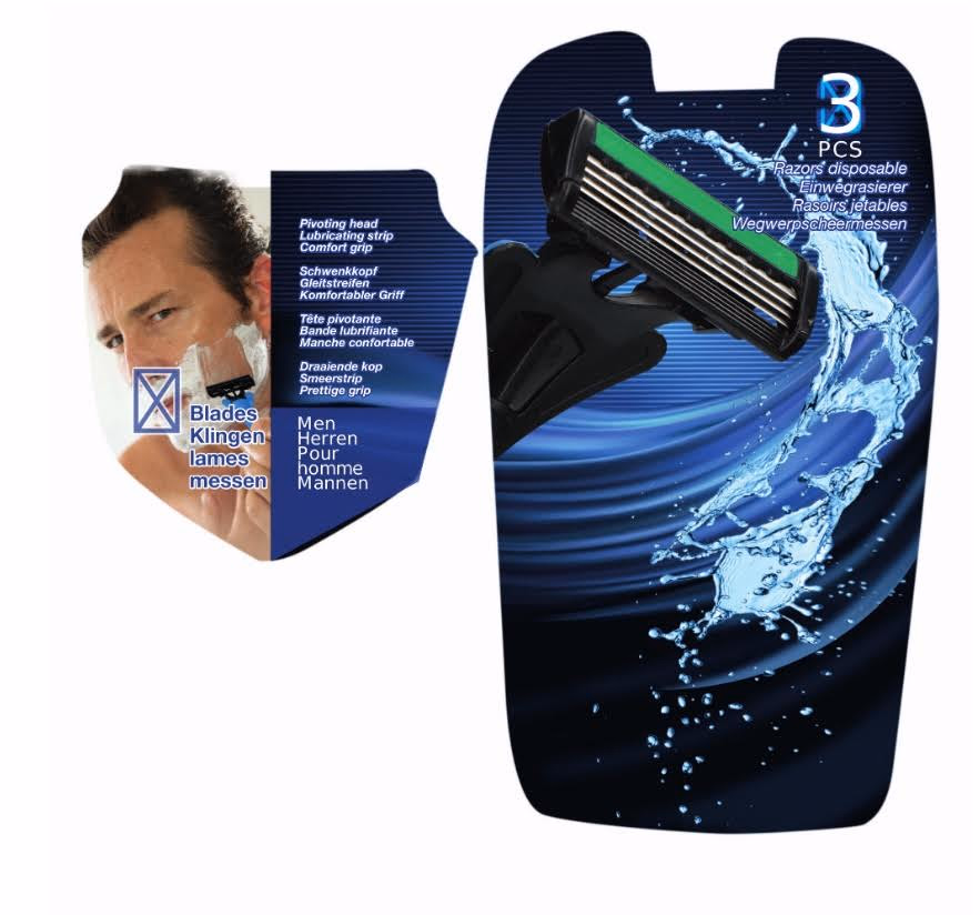 Férfi borotva, 4-pengés, 3 darabos csomag - Image 1 of 5