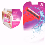 Női borotva, 4-pengés, 3 darabos csomag thumbnail 1