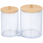 ALPINA Kozmetikai tároló, dupla műanyag+bambusz tető  thumbnail 2