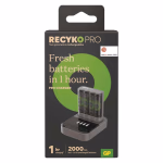 GP Pro akkumulátor töltő P461+4xAA ReCyko Pro + dokkoló thumbnail 3