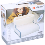 ALPINA elektromos lábmelegítő 100W 30x30x23cm, mosható thumbnail 1