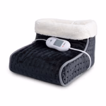 ALPINA elektromos lábmelegítő 100W 30x30x23cm, mosható, sötétszürke thumbnail 2