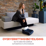 ALPINA elektromos lábmelegítő 100W 30x30x23cm, mosható, sötétszürke thumbnail 4