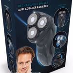 DUNLOP elektromos borotva 3 fejes forgókéses, vízálló, trimmerrel thumbnail 1