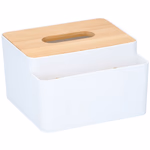 ALPINA Papírzsebkendő tartó, 16x15x9,7cm bambuszfedővel thumbnail 2