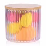 ALPINA Kozmetikai tároló 9,5x9,5x9,5cm műa./bambusz  thumbnail 1