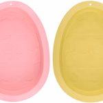 ARTICASA Húsvéti tojás alakú szilikon sütőforma 20x15,5x4,5cm, 2 féle thumbnail 1