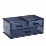 TOUCH OF BEAUTY Kozmetikai tároló doboz 3 fiókos 15x23x10cm, 2 színben thumbnail 4