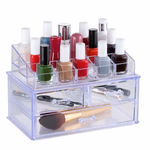 TOUCH OF BEAUTY Kozmetikai tároló 3 fiókos 13x13x16cm 2 színben thumbnail 3