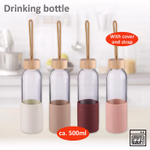ALPINA Kulacs üveg/bambusz/szilikon 500ml 6,5x23cm 4 színben thumbnail 3