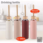 ALPINA Kulacs üveg/bambusz/szilikon 500ml 4 színben  thumbnail 3