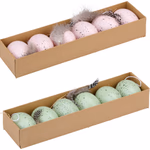 ARTICASA Húsvéti tojás dekor ⌀4cm 6db/szett 25,5x6x4cm; 2 féle thumbnail 10