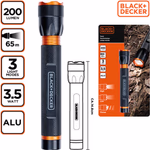 BLACK+DECKER Elemlámpa LED 200lmn 65m fénysugár 14,8*2,7cm 88gr thumbnail 1