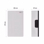 Emos Vezetékes csengő, fehér, 170×105×49 mm thumbnail 3