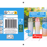 CUISINE ELEGANCE Kulacs vízmennyiség jelzővel 1L 3 szín thumbnail 6