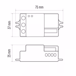 EMOS Mozgásérzékelő (MW) IP20 15m 360° thumbnail 4