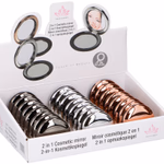 TOUCH OF BEAUTY Tükör kézi D6,5cm, nagyítós, 3 színben, displ(24) thumbnail 1