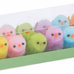 ARTICASA Húsvéti csibe dekor 6 színben, 12db -  thumbnail 1