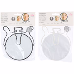 TOUCH OF BEAUTY Tükör 13x1,5x15cm üveg/fém, 2 oldalas nagyítós, 2 színben thumbnail 2