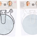 TOUCH OF BEAUTY Tükör 15,5x1,5x18cm üveg/fém, 2 oldalas nagyítós, 2 színben thumbnail 1