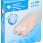 COMFORT AID Lábujj elválasztó 4db 2 x S-M, 2 x M-L  thumbnail 1