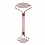 TOUCH OF BEAUTY Arcmasszírozó roller rózsakvarc kő 14x6x2cm thumbnail 1