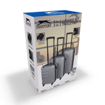 SLAZENGER Bőrönd szett gurulós, zárral 18/22/26" ABS 3db , kerék mozgás: 360°  thumbnail 6