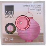 ARTICASA Lampion 6színben LED D20x28cm 34g 2xAAA nemtart. thumbnail 4