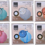 ARTICASA Lampion 6színben LED D20x28cm 34g 2xAAA nemtart. thumbnail 2