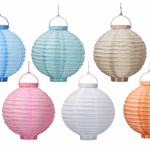 ARTICASA Lampion 6színben LED D20x28cm 34g 2xAAA nemtart. thumbnail 1