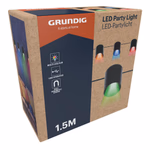 GRUNDIG Party fényfüzér USB 1,5m 4 fénytest 