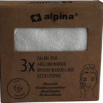 ALPINA újrahasználható, arctisztító korong, 3 darab, tároló tasakkal thumbnail 3