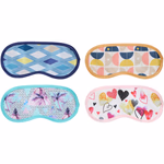 TOUCH OF BEAUTY szatén szemmaszk, 4 féle vidám mintával, 24 darabos displayben thumbnail 1