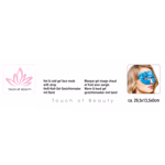 TOUCH OF BEAUTY Aqua Gél szemmaszk gélpárna hideg-meleg 29,5x13,5cm thumbnail 3