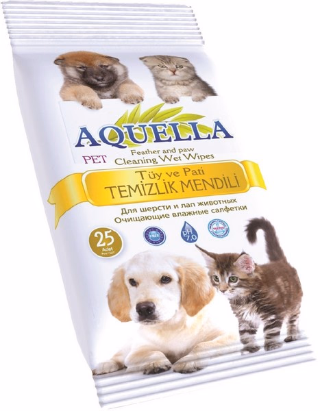 Aquella nedves törlőkendő Kutya és macska 25 db AQU.TPT.25 - Image 1 of 1