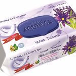 Aquella nedves törlőkendő 100 db PH 5.5. Levendula illattal Ultra puha FLIPTOP AQU.BLF.100