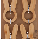 ARTICASA Húsvéti szalvéta gyűrű 4db 10x5.2x1cm thumbnail 1