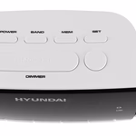 Hyundai rádiós ébresztőóra, fehér
LED kijelzővel, digitális FM/AM tuner, falra való idő vetítés, 2 független ébresztő, SNOOZE, tápellátás 230V / 50 Hz thumbnail 5