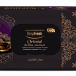 DeepFresh nedves törlőkendő 120 lapos Oriental OUD-FLIPTOP (visszazárható-kupakos)