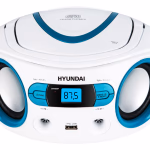 Hyundai CD-S Rádiómagnó háttérvilágítással FM, USB, MP3, AUX IN, fehér/kék thumbnail 2