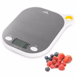 Konyhai mérleg ETA GRAMI 
ETA Grami praktikus rozsdamentes dizájnú ultra vékony digitális mérleg, mely segít az otthoni sütésnél és többféle mérési egységben használható. thumbnail 2