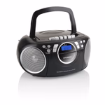 Hyundai Rádiómagnó CD és kazetta lejátszóval FM/ USB/ MP3, AUX IN, fekete thumbnail 2