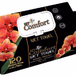 My Comfort nedves törlőkendő 120 db Orchidea illattal Alkohol mentes FLIPTOP MCF.ORC.120